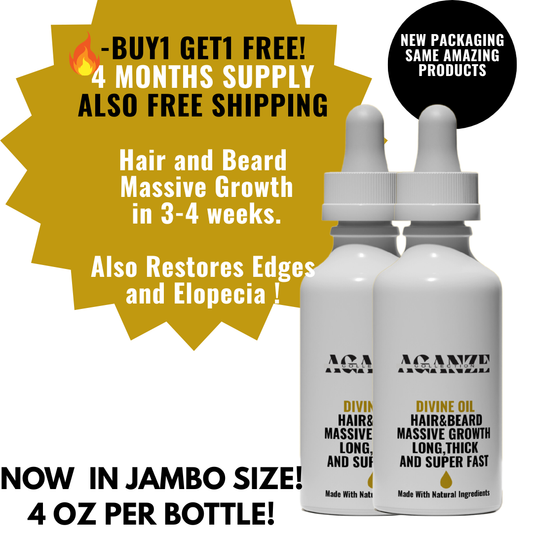 Beard and Hair Growth Oil- Now In Large Bottle (4 MONTHS SUPPLY!!)  🔥🔥🔥